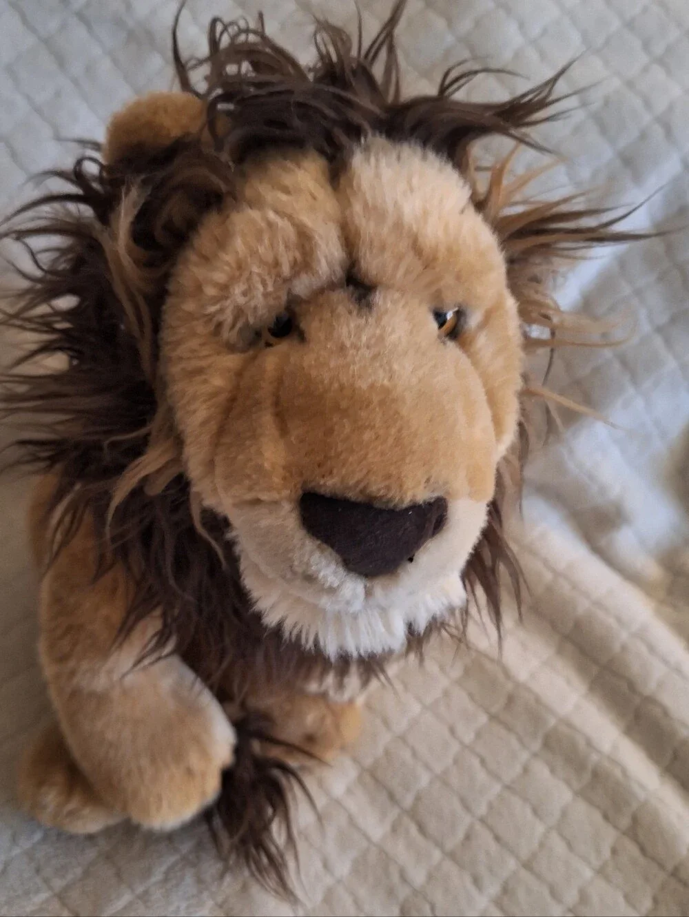 FAO Schwarz /Toys R Us Realistic Natural Looking Lion Plush W Mane 20